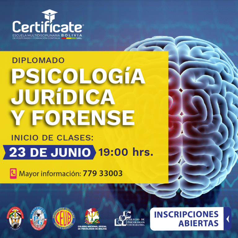 DIPLOMADO EN PSICOLOGÍA JURÍDICA FORENSE
